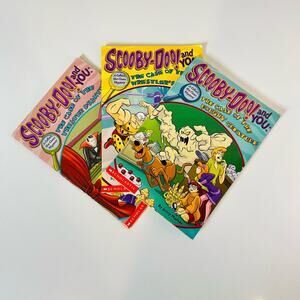 Vintage Scholastic Inc Scooby Doo and You Scholastic Books Cartoon Network 3 Set